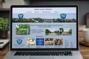 Telefon komórkowy ze stroną www.osiedlelekarka.pl